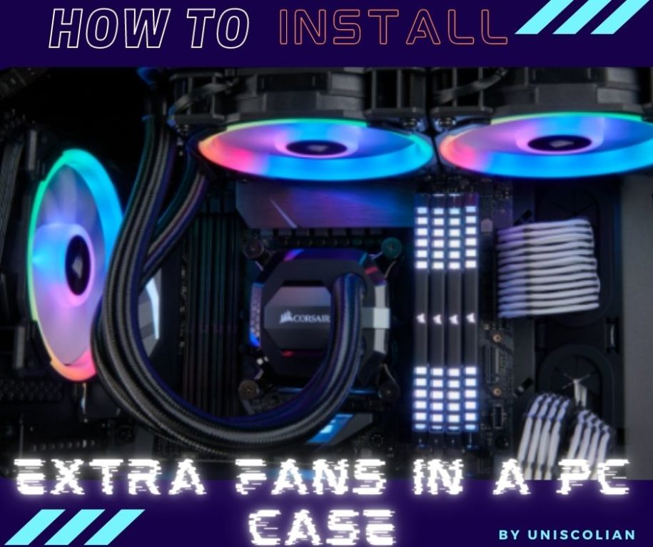How to Install Extra Fans in a PC Case Connecting to the Motherboard