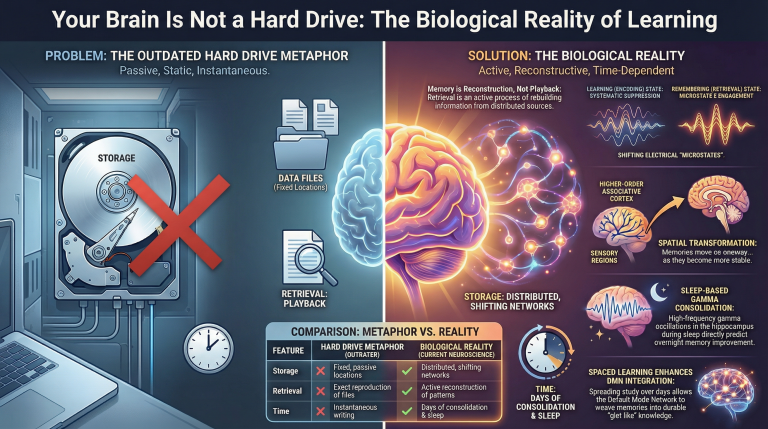 brain is not hard drive