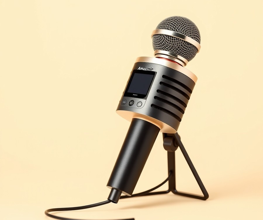 Amazmic Kids Karaoke Microphone Machine product photo