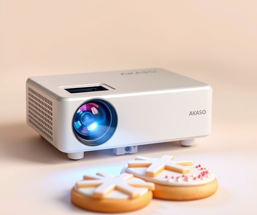 AKASO WT50 Mini Pico Projector product photo