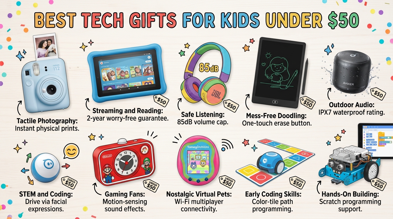 Best Tech Gifts For Kids Under $50